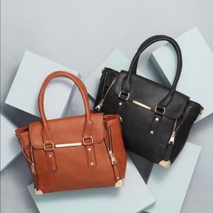 Call It Spring Black Tote Bag Open Compartment